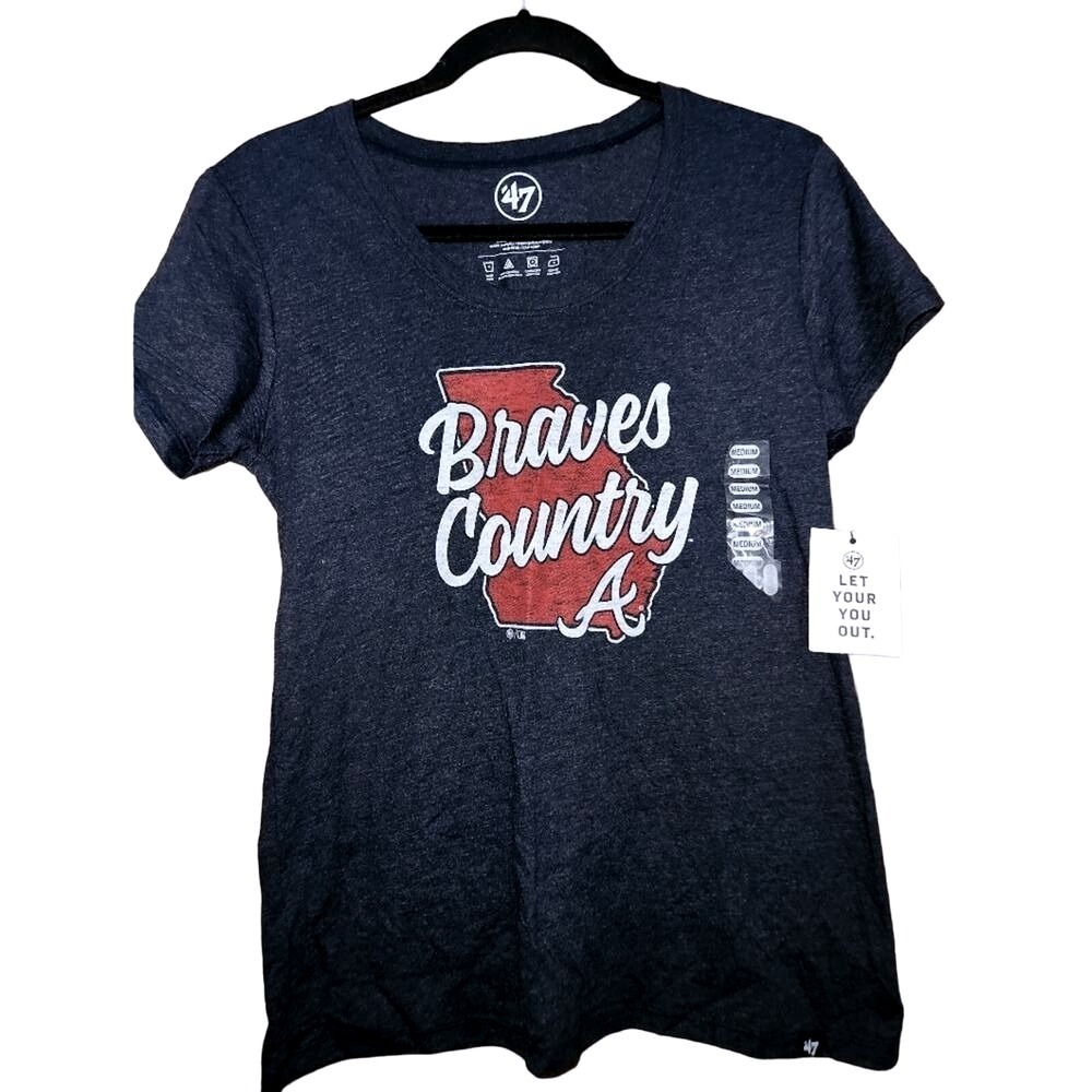 Atlanta Braves Country‎ 47 Brand T-Shirt Womens Graphic Tee